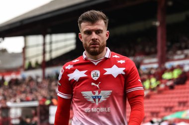 Barnsley 'den Nicky Cadden Sky Bet Ligi 1 maçı sırasında Barnsley, Northampton Town' a karşı Oakwell, Barnsley, Birleşik Krallık, 27 Nisan 202