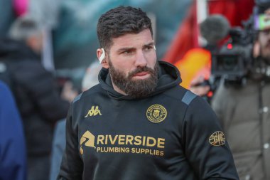 Wigan Warriors 'dan Abbas Miski Betfred Süper Lig 9. Raundunda Hull KR, Wigan Warriors' a karşı Sewell Group Craven Park, Kingston üzerine Hull, Birleşik Krallık, 26 Nisan 202