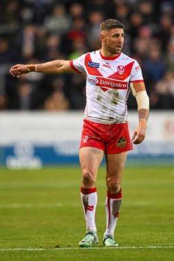 Betfred Süper Lig 9. Raundunda St. Helens - Huddersfield Giants maçı sırasında St. Helens Stadyumu, St Helens, İngiltere, 25 Nisan 202