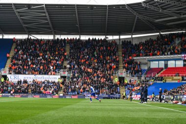 Blackpool taraftarları, 27 Nisan 202 'de İngiltere' de oynanan ve Blackpool 'a karşı oynanan 