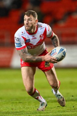 St. Helens takımından Daryl Clark, 25 Nisan 202 'de St Helens - Huddersfield Giants arasındaki Betfred Süper Lig karşılaşmasında ilk vuruşu yaptı.