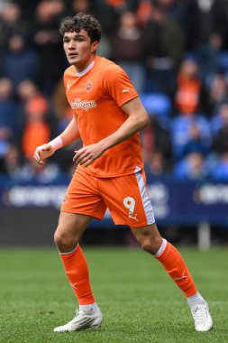 Blackpool takımından Kyle Joseph, 27 Nisan 202 'de Blackpool' da oynanan ve Blackpool 'a karşı oynanan maçta...