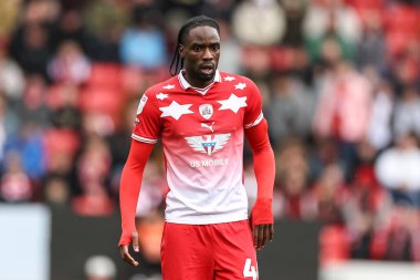 Barnsley 'den Devante Cole 27 Nisan 202' de Oakwell, Barnsley, İngiltere 'de oynanan Sky Bet 1 maçı sırasında