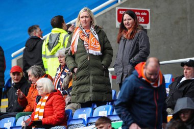 Blackpool taraftarları, 27 Nisan 202 'de İngiltere' de oynanan ve Blackpool 'a karşı oynanan 