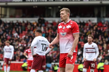 Barnsley 'den Sam Cosgrove Sky Bet Ligi 1 maçı sırasında Barnsley, Northampton Town' a karşı Oakwell, Barnsley, Birleşik Krallık, 27 Nisan 202