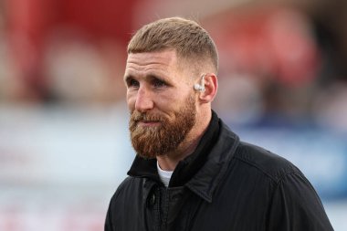 Betfred Süper Lig 9. Raundunda Sam Tomkins, Sewell Group Craven Park 'ta Hull KR' a karşı Wigan Warriors maçında, Kingston üzerine Hull, Birleşik Krallık, 26 Nisan 202