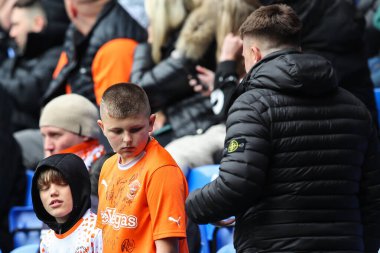 Blackpool taraftarları, 27 Nisan 202 'de İngiltere' de oynanan ve Blackpool 'a karşı oynanan 