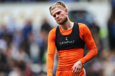 Blackpool 'dan Hayden Coulson, 27 Nisan 202' de İngiltere 'de oynanan 