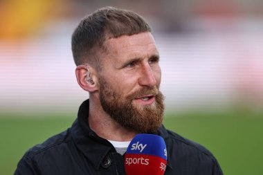 Sam Tomkins, Betfred Süper Lig 9. Raundunda canlı yayında Hull KR, Wigan Warriors 'a karşı Sewell Group Craven Park, Kingston upon Hull, Birleşik Krallık, 26 Nisan 202