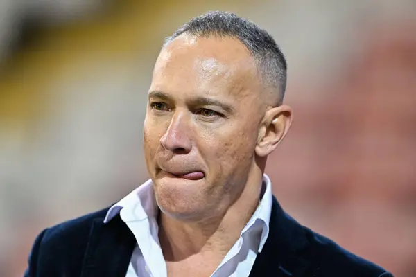 Adrian Lam Head Coach Leigh Leopards Betfred Super League Match — Stock Photo, Image