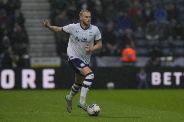 Preston North End 'den Jack Whatmough Sky Bet Şampiyonası' nda Preston North End 'e karşı Deepdale, Preston, Birleşik Krallık, 29 Nisan 202