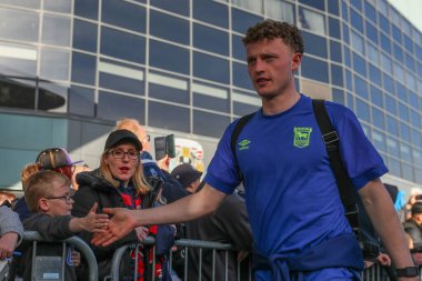 Ipswich Town 'dan Nathan Broadhead, 30 Nisan 202' de Coventry City 'nin Coventry Building Society Arena' da Ipswich Town 'a karşı oynadığı Gökyüzü İddia Şampiyonası maçında geldi.