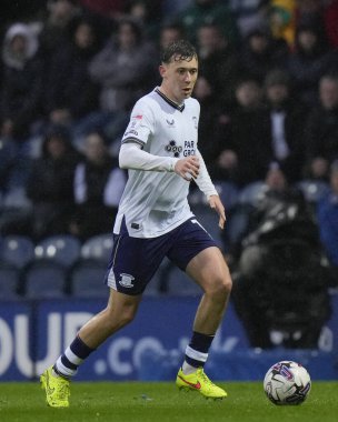 Preston North End 'den Mads Frkjr-Jensen, Gökyüzü İddia Şampiyonası maçında Preston North End Leicester City' e karşı, Deepdale, Preston, Birleşik Krallık, 29 Nisan 2024