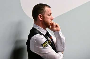 Mark Allen, Cazoo Dünya Şampiyonası 'nı izliyor. 2024 Crucible Tiyatrosu, Sheffield, Birleşik Krallık, 29 Nisan 202
