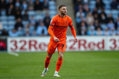 Ipswich Town 'dan Wes Burns, 30 Nisan 202' de Coventry City, Coventry Building Society Arena 'da Ipswich Town' a karşı oynadığı Gökyüzü İddia Şampiyonası maçında.