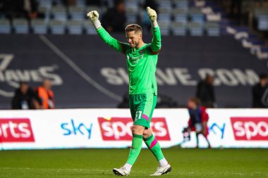 Ipswich Town 'dan Vclav Hladk, 30 Nisan 2024' te Coventry Building Society Arena, Coventry, İngiltere 'deki Coventry City-Ipswich Town maçında takımının kazanmasını kutluyor.