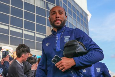 Ipswich Town 'dan Marcus Harness, 30 Nisan 202' de Coventry City 'nin Coventry Building Society Arena' daki Ipswich Town 'a karşı oynadığı Sky Bet Şampiyonası maçında geldi.