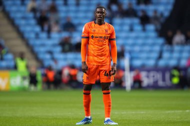 Ipswich Town 'dan Axel Tuanzebe Gökyüzü İddia Şampiyonası maçında Coventry City, Coventry Building Society Arena' da Ipswich Town 'a karşı, 30 Nisan 202