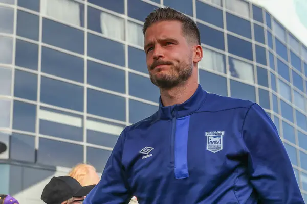 stock image Vclav Hladk of Ipswich Town arrives during the Sky Bet Championship match Coventry City vs Ipswich Town at Coventry Building Society Arena, Coventry, United Kingdom, 30th April 2024