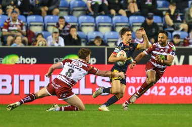 Katalan Ejderhaları 'ndan Arthur Mourgue, 2 Mayıs 2024' te İngiltere 'nin Wigan Stadyumu' nda oynanan 10. 