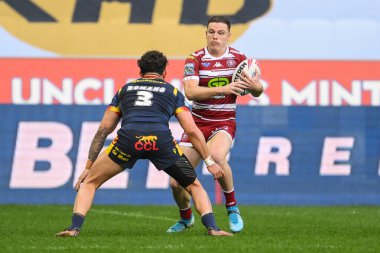 Wigan Warriors 'dan Jai Field, 2 Mayıs 2024' te İngiltere 'nin Wigan Stadyumu' nda oynanan Wigan Warriors - Catalans Dragons maçında 10. 