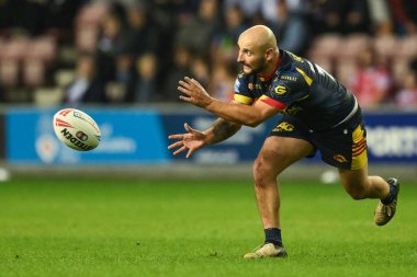 Katalan Ejderhaları 'ndan Alrix Da Costa, 2 Mayıs 2024' te İngiltere 'nin Wigan Stadyumu' nda oynanan 10. 