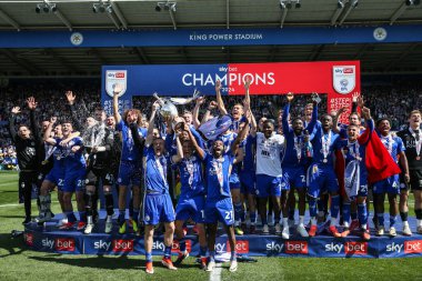 Leicester City, 4 Mayıs 2024 'te King Power Stadyumu' nda Leicester City ve Blackburn Rovers maçından sonra şampiyonluk kupasını kaldırdı.