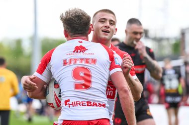 Hull KR 'dan Jez Litten, 4 Mayıs 2024' te İngiltere 'nin Hull kenti Kingston' da oynanan Sewell Group Craven Park 'ta oynanan 10.