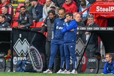 Nuno Esprito Santo Premier League maçında Nottingham Ormanı teknik direktörü Sheffield United Nottingham Ormanı 'na karşı Bramall Lane, Sheffield, İngiltere, 4 Mayıs 2024 