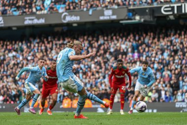 Manchester City 'den Erling Haaland, 4 Mayıs 2024 tarihinde Etihad Stadyumu' nda oynanan Premier League maçında Manchester City ile Wolverhampton Wanderers maçında 3-0 berabere kalma cezası aldı.