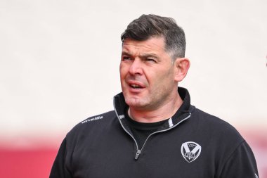 Paul Wellens St. Helens baş antrenörü, 4 Mayıs 2024 'te İngiltere' nin Hull kenti Kingston 'da oynanan Sewell Group Craven Park' ta oynanan 10.