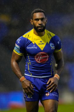 Warrington Wolves 'tan Roderick Tai 10. Betfred Süper Lig karşılaşmasında Warrington Wolves, Hull FC' ye karşı Halliwell Jones Stadyumu, Warrington, 3 Mayıs 2024