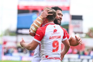 Hull KR 'dan Jez Litten, 4 Mayıs 2024' te İngiltere 'nin Hull kenti Kingston' da oynanan Sewell Group Craven Park 'ta oynanan 10.