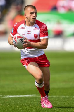 Hull KR 'dan Mikey Lewis, 4 Mayıs 2024' te İngiltere 'nin Hull kentinde oynanan Sewell Group Craven Park' ta oynanan 10.