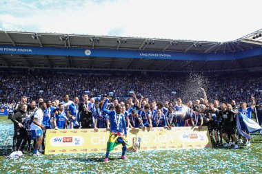 Leicester City, 4 Mayıs 2024 'te King Power Stadyumu' nda Leicester City ve Blackburn Rovers maçından sonra şampiyonluk kupasını kaldırdı.