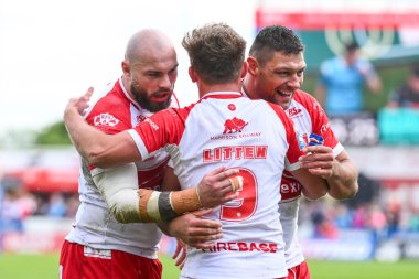 Hull KR 'dan Jez Litten, 4 Mayıs 2024' te İngiltere 'nin Hull kenti Kingston' da oynanan Sewell Group Craven Park 'ta oynanan 10.