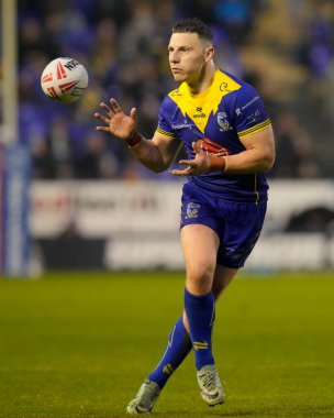 Warrington Wolves 'tan George Williams Betfred Süper Lig 10. Raundunda Warrington Wolves, Hull FC' ye karşı Halliwell Jones Stadyumu, Warrington, 3 Mayıs 2024