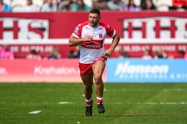 Ryan Hall of Hull KR, Betfred Süper Lig 10. Raundunda Hull KR, St Helens 'e karşı Sewell Group Craven Park, Kingston üzerine Hull, Birleşik Krallık, 4 Mayıs 2024