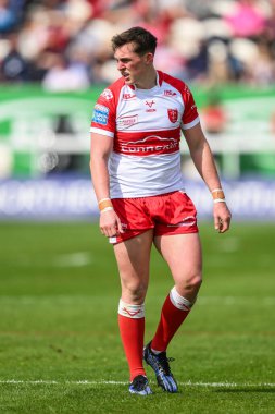 Hull KR 'dan Jack Broadbent 10. Betfred Süper Lig karşılaşmasında Hull KR ile St Helens arasında oynanan Sewell Group Craven Park, Kingston üzerine Hull, Birleşik Krallık, 4 Mayıs 2024