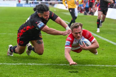 Hull KR 'dan Jez Litten, 4 Mayıs 2024' te İngiltere 'nin Hull kenti Kingston' da oynanan Sewell Group Craven Park 'ta oynanan 10.