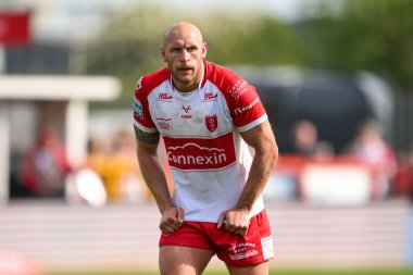 Hull KR 'dan Dean Hadley, Betfred Süper Lig 10. Raundunda Hull KR, Sewell Group Craven Park' ta St Helens 'e karşı 4 Mayıs 2024' te Hull, İngiltere 'de oynanan karşılaşma sırasında