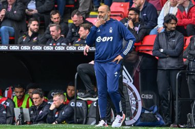 Nuno Esprito Santo Premier League maçında Nottingham Ormanı teknik direktörü Sheffield United Nottingham Ormanı 'na karşı Bramall Lane, Sheffield, İngiltere, 4 Mayıs 2024 