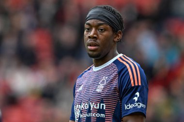 Nottingham Ormanı 'ndan Anthony Elanga Premier League maçı sırasında Sheffield United, Nottingham Ormanı' na karşı Bramall Lane, Sheffield, Birleşik Krallık, 4 Mayıs 2024 