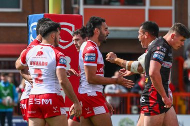 Hull KR 'dan Tyrone May, 4 Mayıs 2024' te İngiltere 'nin Hull kenti Kingston' da oynanan Sewell Group Craven Park 'ta oynanan 10.