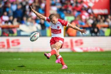 Hull KR takımından Mikey Lewis, 4 Mayıs 2024 'te İngiltere' nin Hull kentinde oynanan Sewell Group Craven Park 'ta oynanan Betfred Süper Lig 10. Raundunda kendi takımını değiştiriyor.