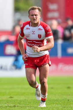 Hull KR takımından Jez Litten, 4 Mayıs 2024 'te İngiltere' nin Hull kentinde oynanan Sewell Group Craven Park 'ta oynanan 10.