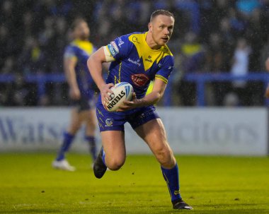 Warrington Wolves 'tan Ben Currie Betfred Süper Lig 10. Raundunda Warrington Wolves, Hull FC' ye karşı Halliwell Jones Stadyumu, Warrington, 3 Mayıs 2024