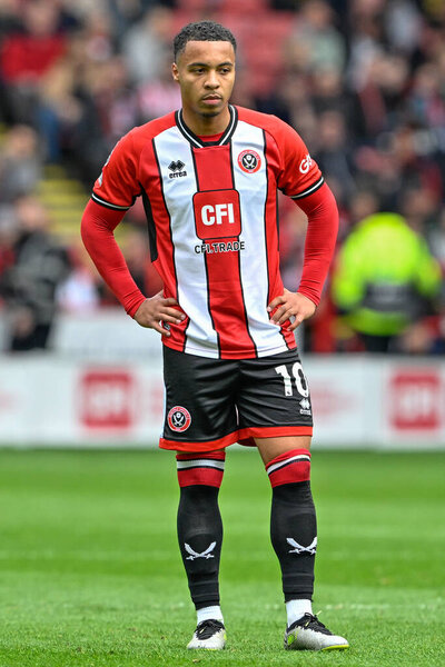 Cameron Archer of Sheffield United during the Premier League match Sheffield United vs Nottingham Forest at Bramall Lane, Sheffield, United Kingdom, 4th May 2024  