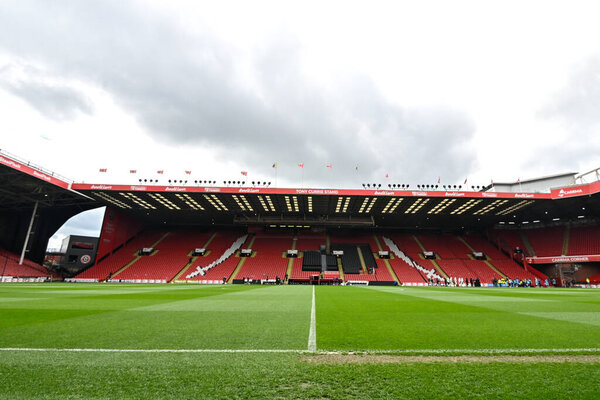 A general view of Bramall Lane during the Premier League match Sheffield United vs Nottingham Forest at Bramall Lane, Sheffield, United Kingdom, 4th May 2024 