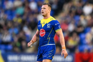 Warrington Wolves 'tan Josh Drinkwater 11. Betfred Süper Lig karşılaşmasında Warrington Wolves, Hull KR' a karşı Halliwell Jones Stadyumu, Warrington, Birleşik Krallık, 9 Mayıs 2024